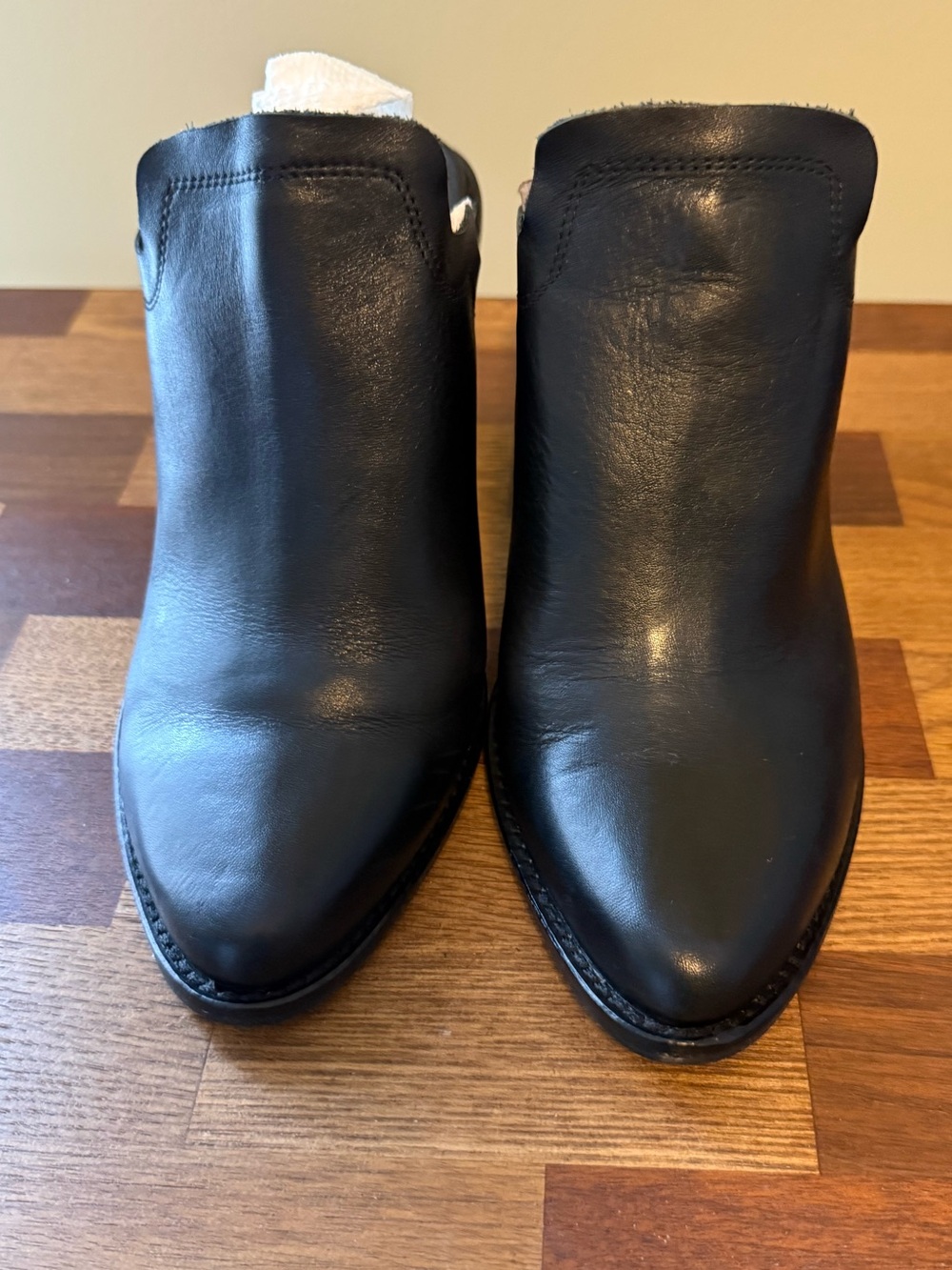 EIC Chinese Laundry Black Shootie Mules SZ 9